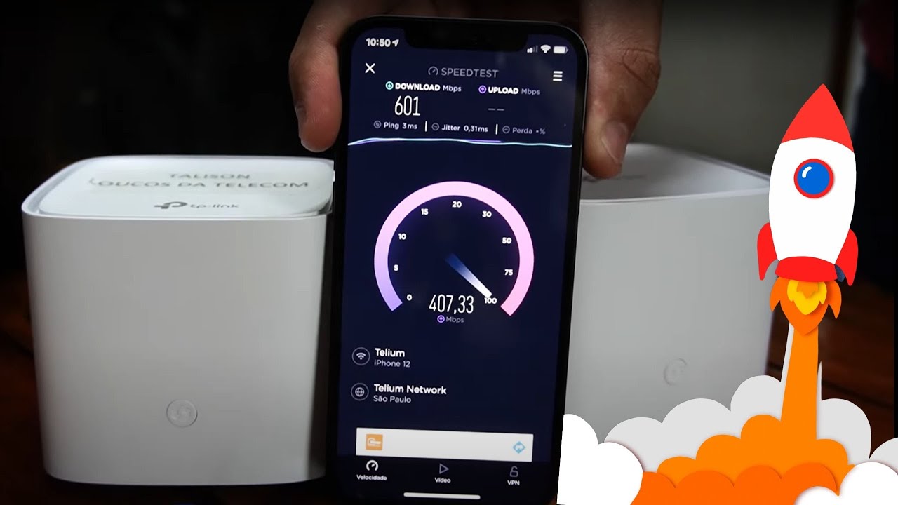 ULTRAVELOCIDADE NO MESH DA TP-LINK