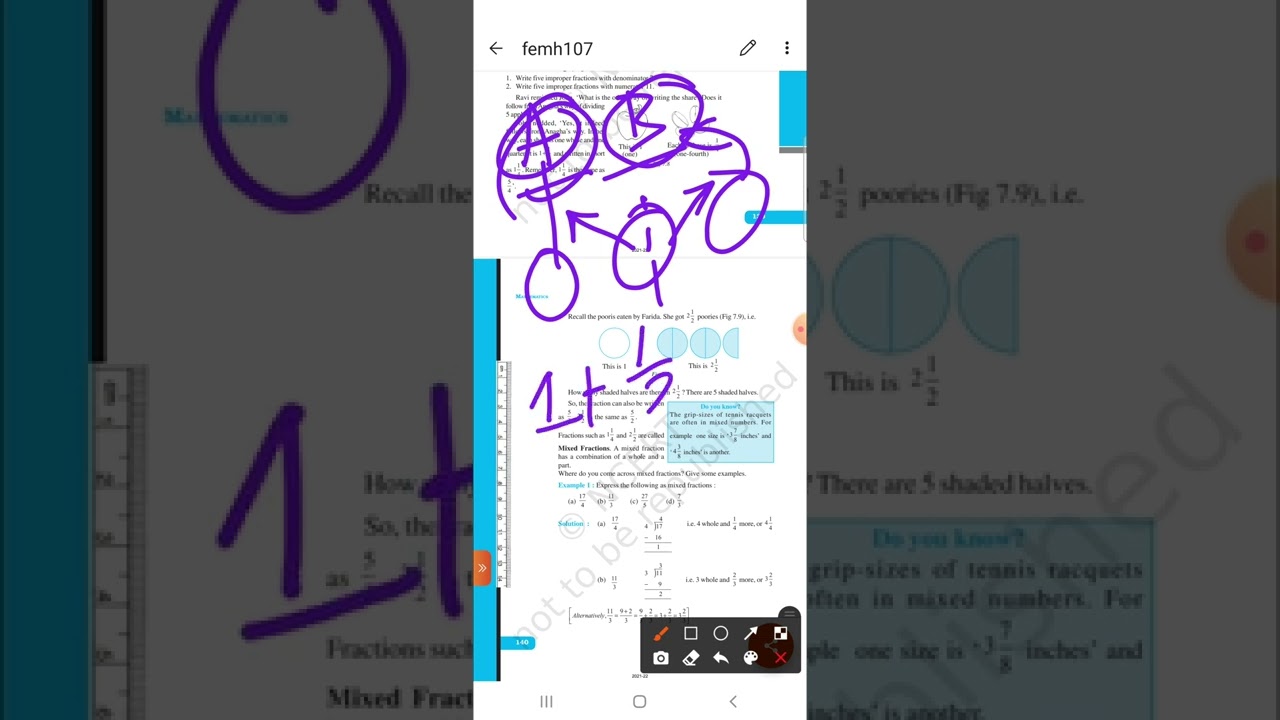 What is mixed fractions?#ncert,#class_6_maths,#ncert_solution,#kendriya_vidyalaya,#bsmaths