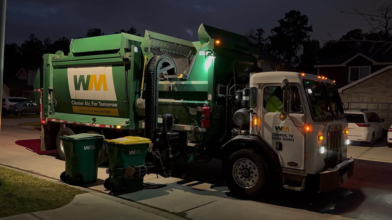 Waste Management: Peterbilt McNeilus ZRs in Conroe 
