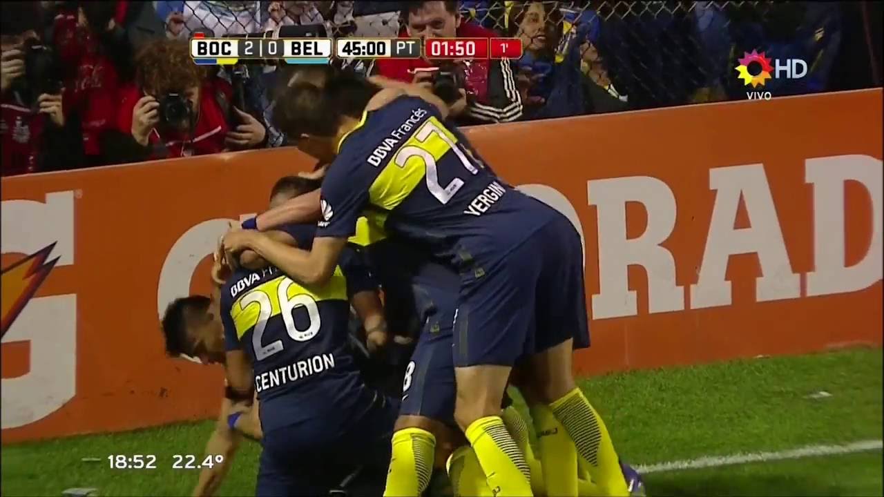 Gol de Pavón (2-0) / Boca Juniors 3-0 Belgrano - Fecha 2 Torneo Argentino 2016/17