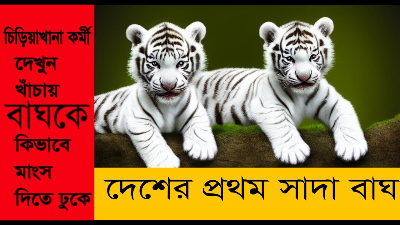 White tiger cub update in chittagong zoo ||  Chittagong zoo 2023