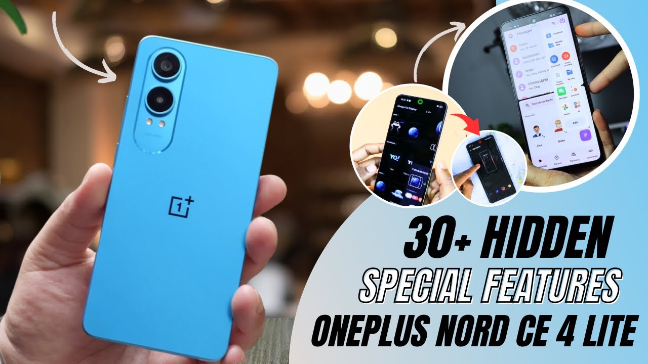 OnePlus Nord CE 4 Lite Tips And Tricks 🔥 Hidden Top 30+ Special Features | oneplus nord ce 4 lite 5g