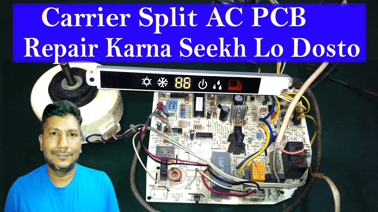 H6 Error || Senser wali motor ||  Carrier split ac pcb