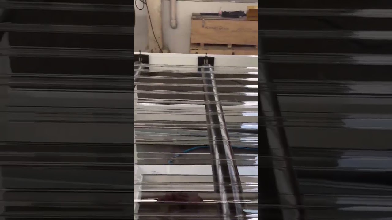 PC solid corrugated sheet extrusion machine