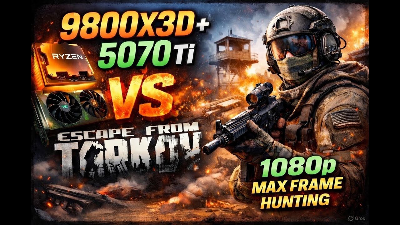 9800X3D + 5070TI Vs. Escape From Tarkov's Reserve Map (Full Raid)