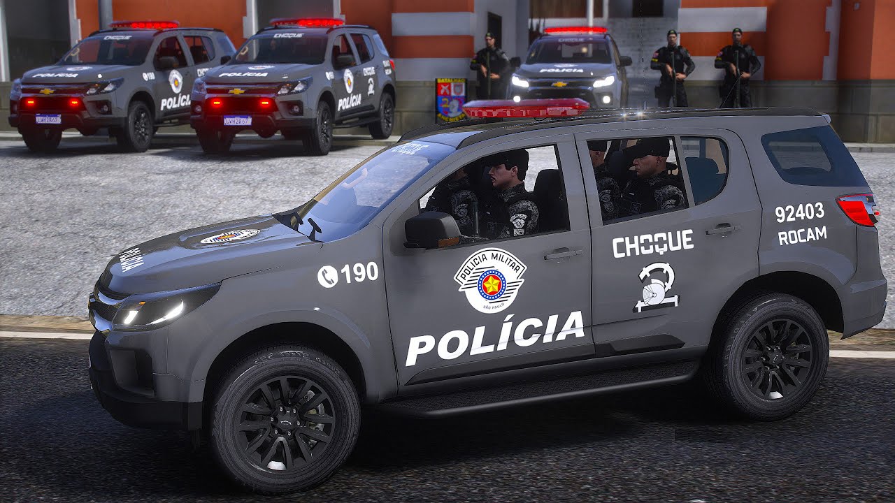 TROCA DE T1ROS + CONFRONTO NA FAVELA - 2ºBPChq Anchieta 💀 PMESP GTA 5 POLICIAL