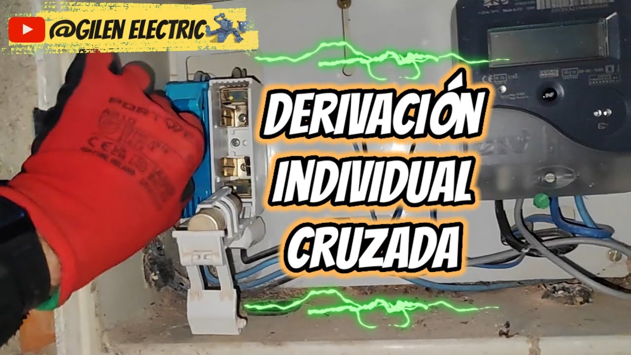 Derivación Individual cruzada. Fusibles en caja de protección y medida CPM 🕵️
