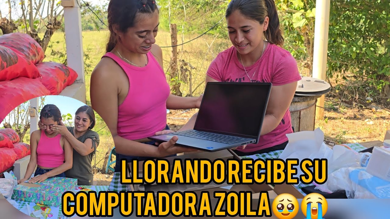 😳Dios Mio Zoila Recibe Una Computadora😍🙈 Llora Al  Ver Tremendo Regalote 😭🥹