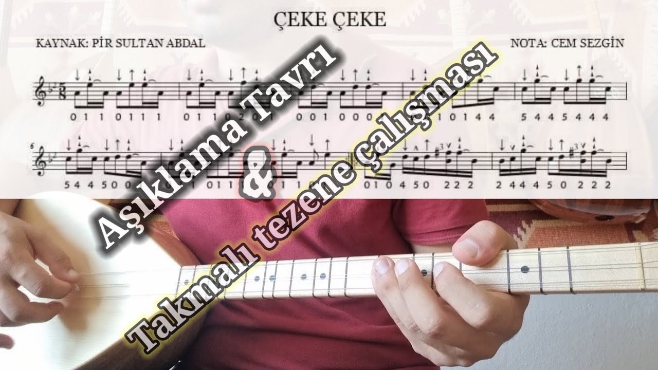 ÇEKE ÇEKE BEN BU DERTTEN ÖLÜRÜM #solfej takmalı tezene & aşıklama tavrı