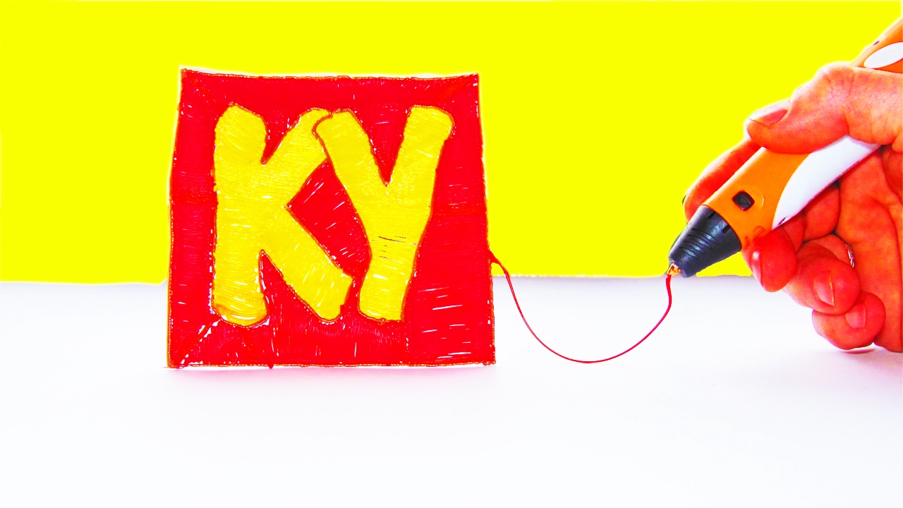 📌 DIY 3D РИСУЮ 3D РУЧКОЙ 3D PEN СВОЙ ЛОГОТИП КИТАЙ УДИВЛЯЙ