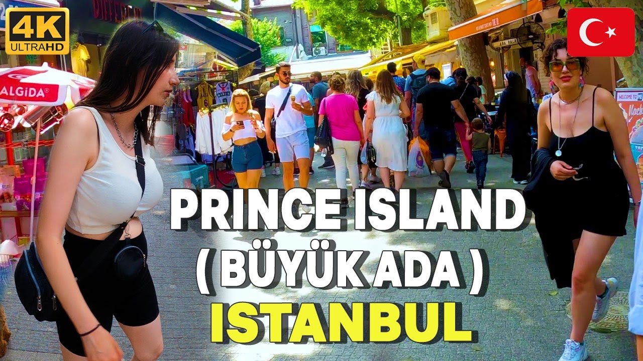 ISTANBUL June 2022 Prince Island( B&uuml;y&uuml;kAda)   WALKING TOUR |  TURKEY 4K UHD