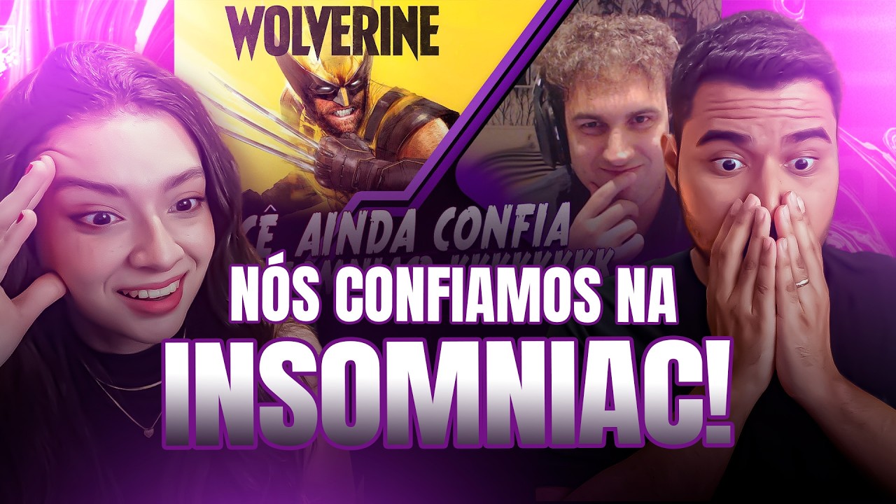 CASAL REAGE: O novo jogo do Wolverine parece bom! ...Mas é da Insomniac kkkkk