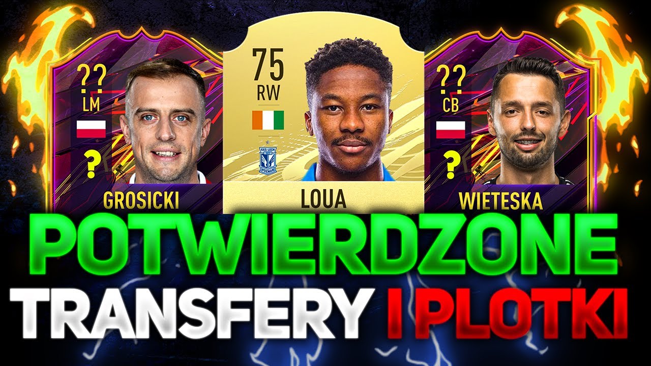 LECH POBIŁ REKORD !!! | TRANSFERY POTWIERDZONE I PLOTKI TRANSFEROWE | EKSTRAKLASA 😱😱😱