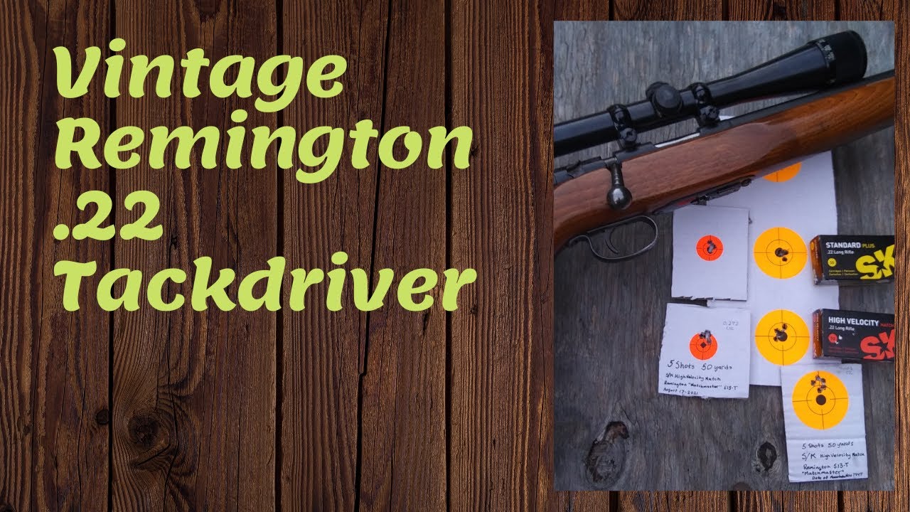Винтажный Remington .22 Tackdriver