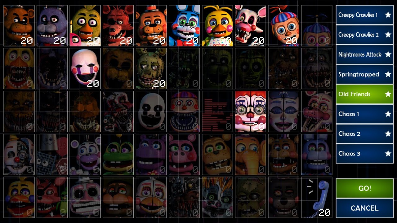 【FNaF UCN】 Old Friends  攻略動画 スマホ版