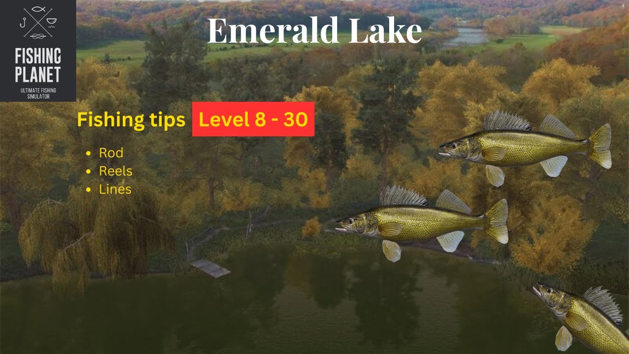 Journey to the century #2 | Farming Walleye | Level 8 - 30 | Emerald Lake