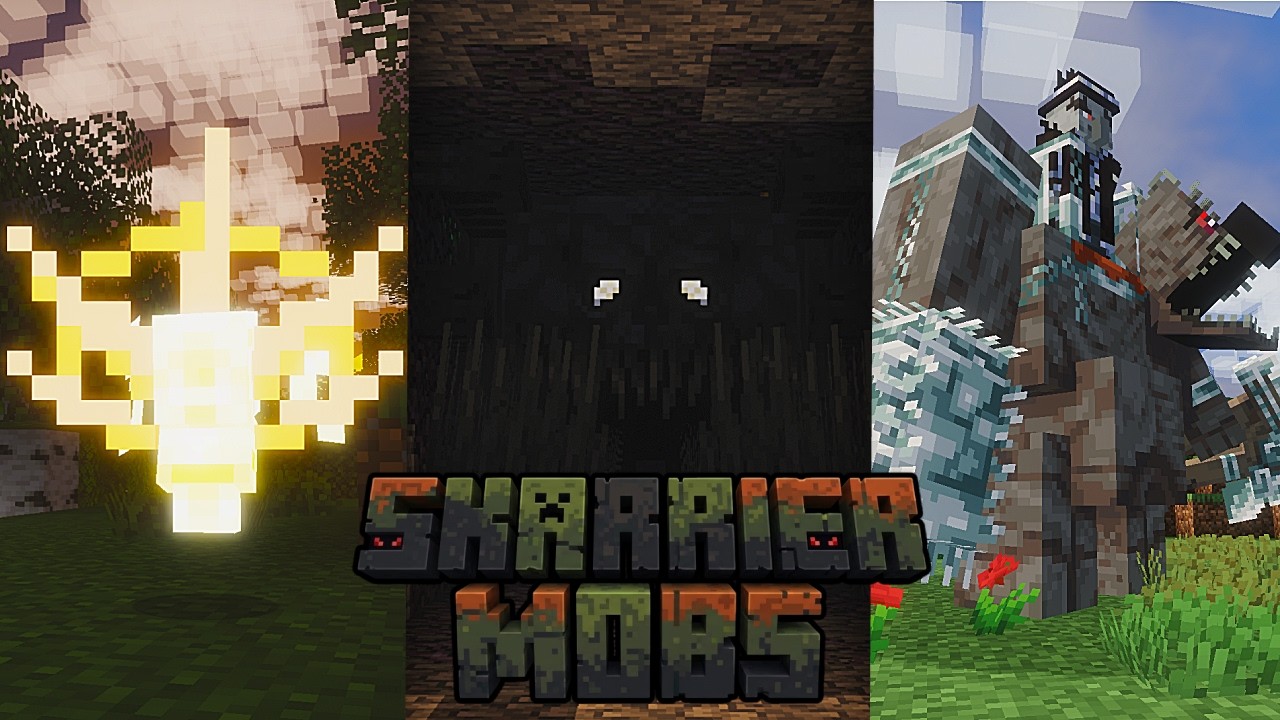 Skarrier Mobs (Minecraft Mod Showcase | 1.20.1)