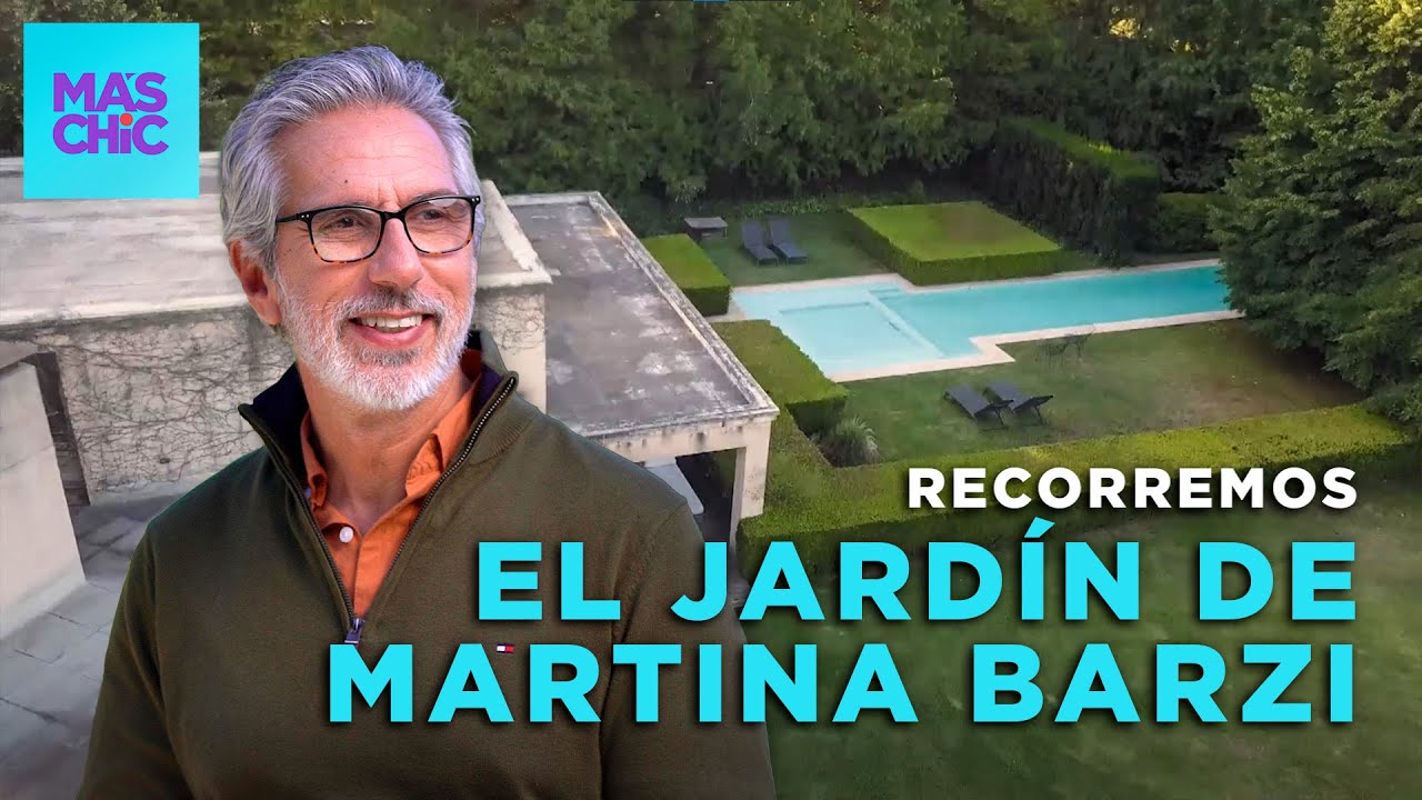 VISITAMOS el JARDÍN de Martina Barzi 🌱 con Juan Miceli | Mas Chic