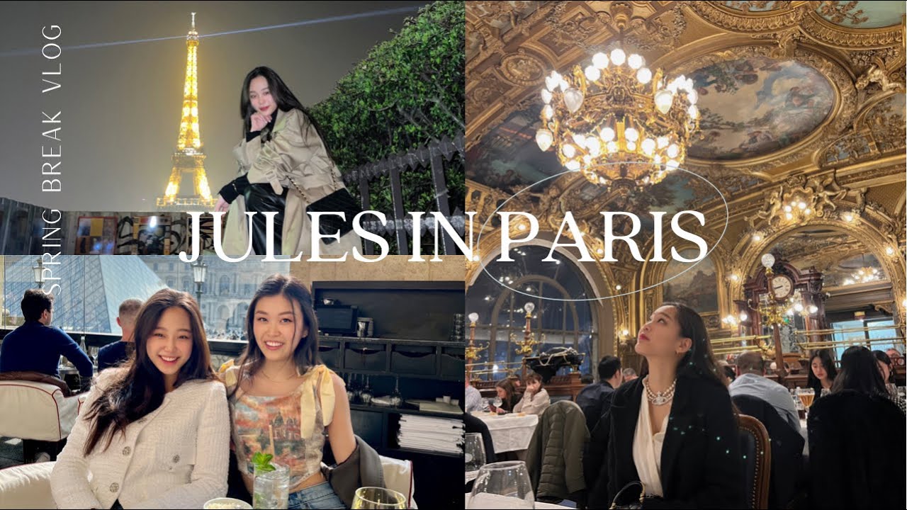 JULES IN PARIS PT. II: Louvre Lunch / Emily in Paris Restaurants / Dinner at Le Train Bleu / 파리 브이로그