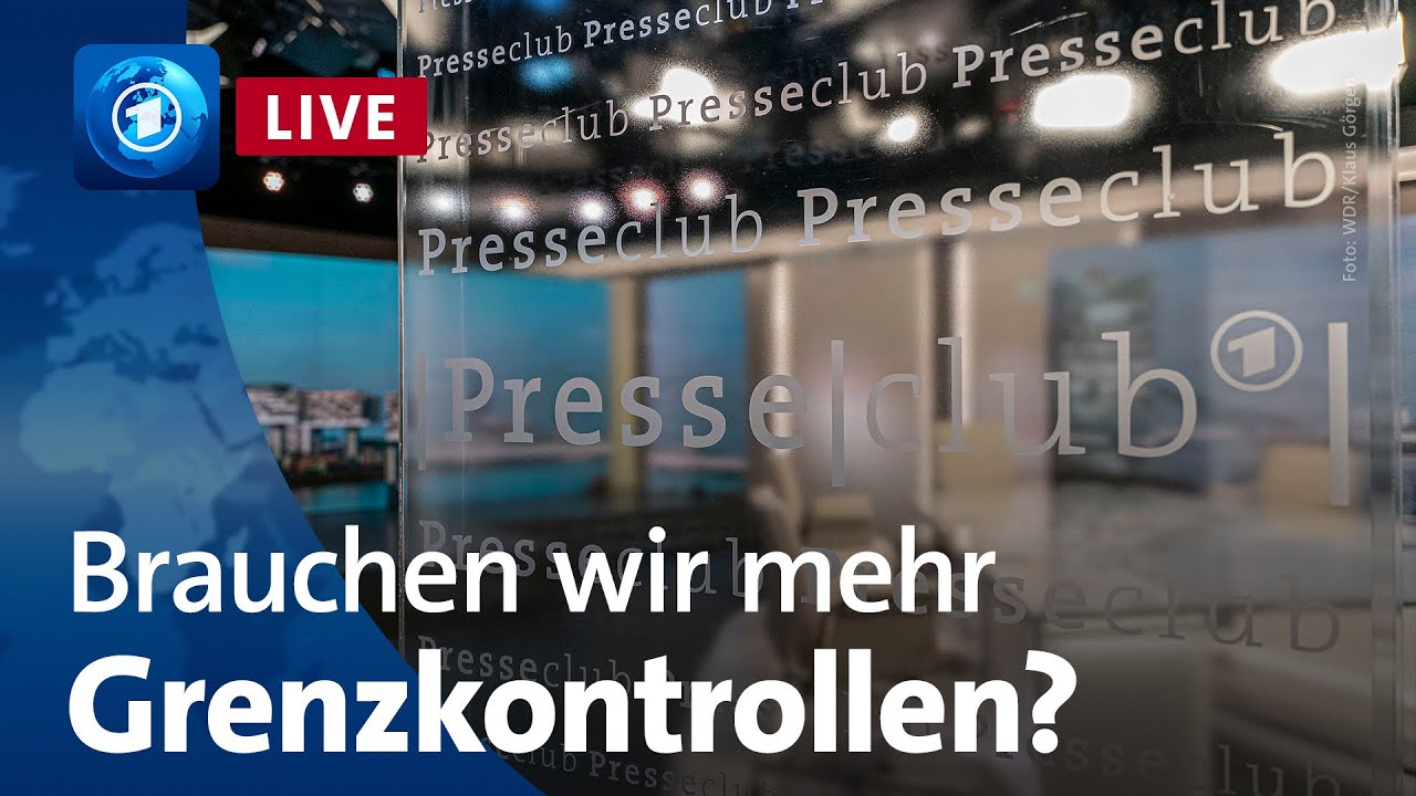 Titel: Innere Sicherheit – Brauchen wir mehr Grenzkontrollen? | ARD-Presseclub