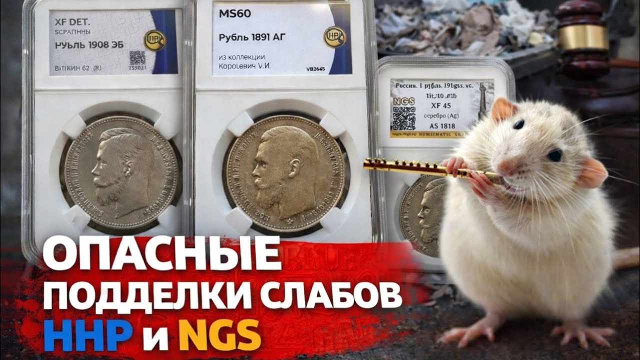 Массовая подделка слабов ННР и NGS! Вскрывают и меняют монеты прямо на площадках! Нумизматика, коп!