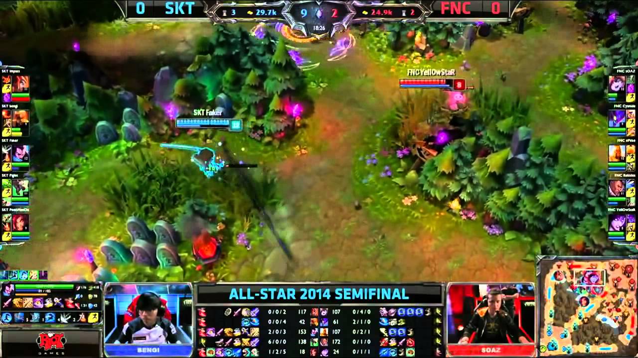SKT Faker Yasuo VS Fnatic xPeke Kayle Game 1 Highlights   Allstars Paris 2014 MUST SEE