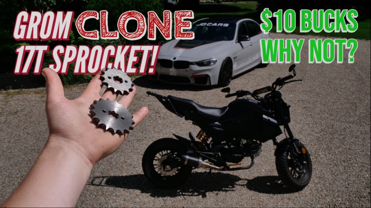 Grom 17T SPROCKET UPGRDE // Acceleration & Top Speed Test
