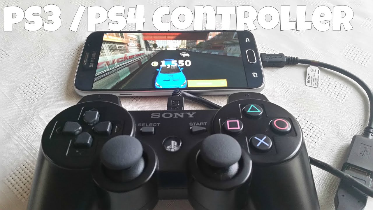 Samsung Galaxy S6 Gaming  With PS3 CONTROLLER