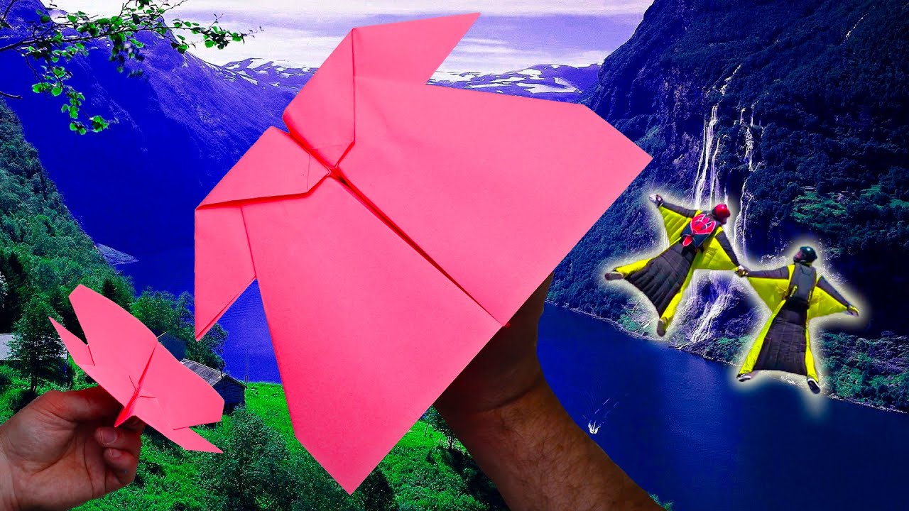 Origami! How to make SUPER EASY paper airplanes! Бумажный самолетик оригами!