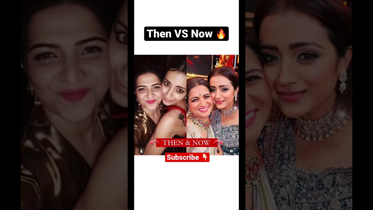 Then VS Now 🔥 #viralnews #celebritiesnews #tamil #kollywoodactor #trishaspeech #trisha #dd #vijaytv