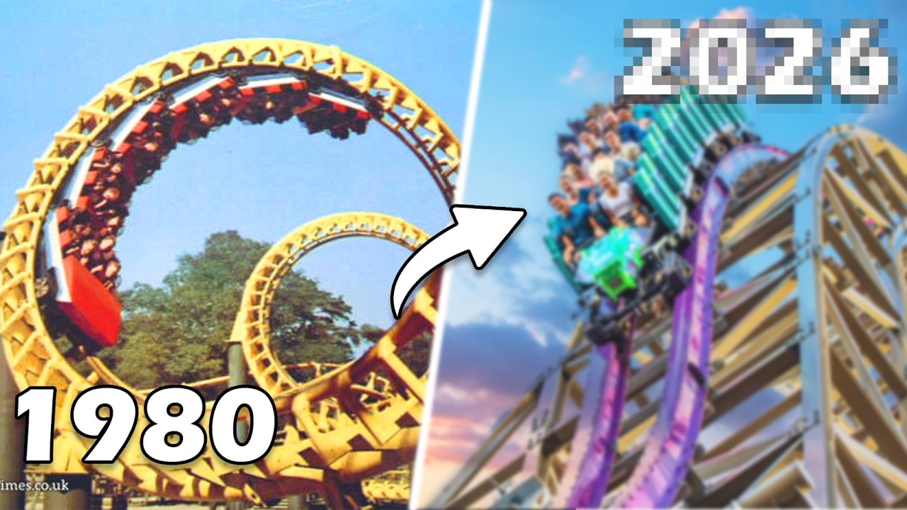 Alton Towers Roller Coasters Complete History (1980-2024) | Every Ride Explained