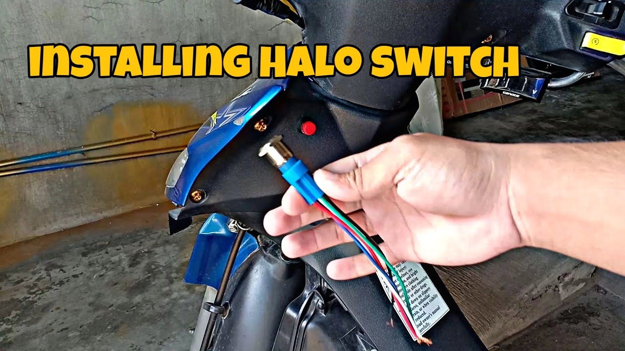 Installing Halo Switch | Suzuki smash 115 | Basic wiring