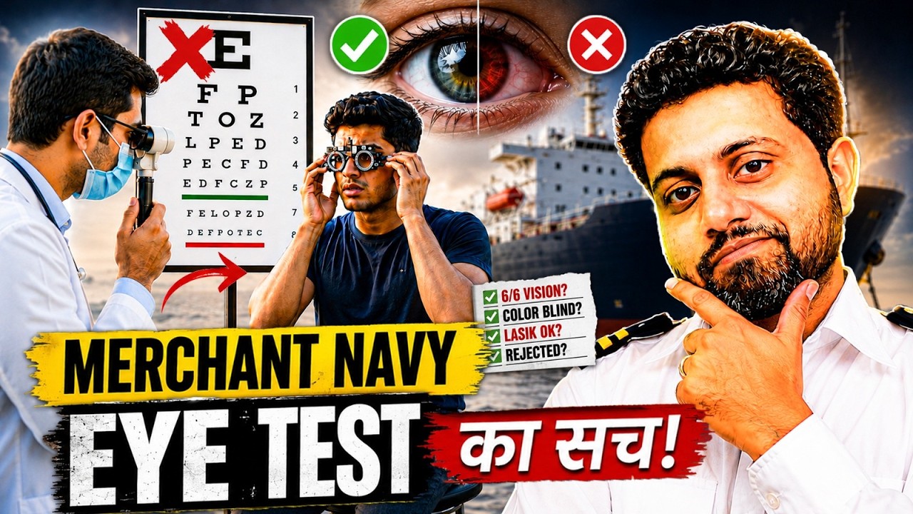 Merchant Navy Eyesight Requirements | Merchant Navy Eyesight Test | 2026