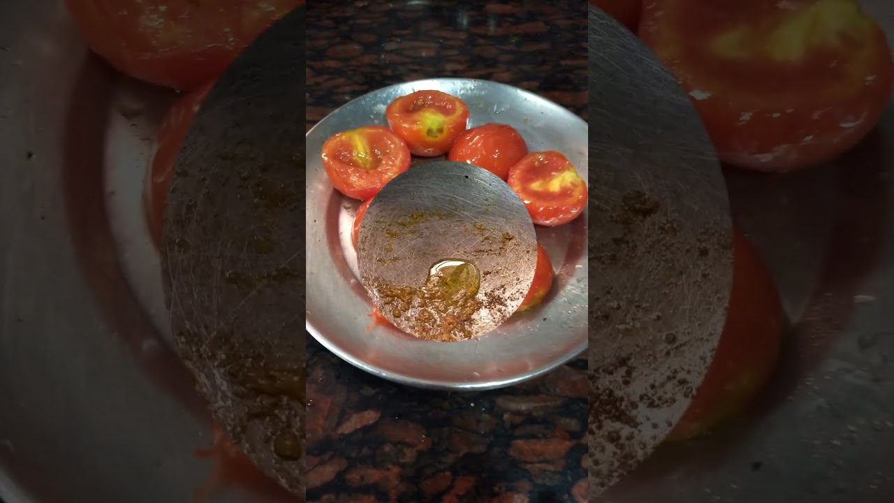 Tomato bhorta recipe||smashed testy tomato||