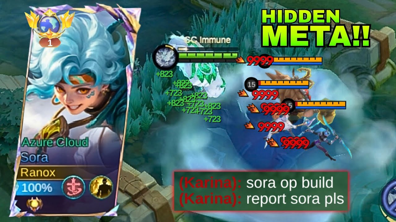 EXPOSED!! 🔥 HIDDEN META SORA BUILD CARRIES EVERY MATCH! (must op) - Mobile Legends