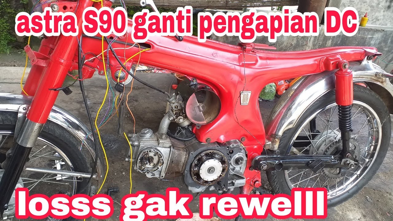 MUDAH!! cara merubah pengapian honda astra jadi CDI DC #cdi mega pro