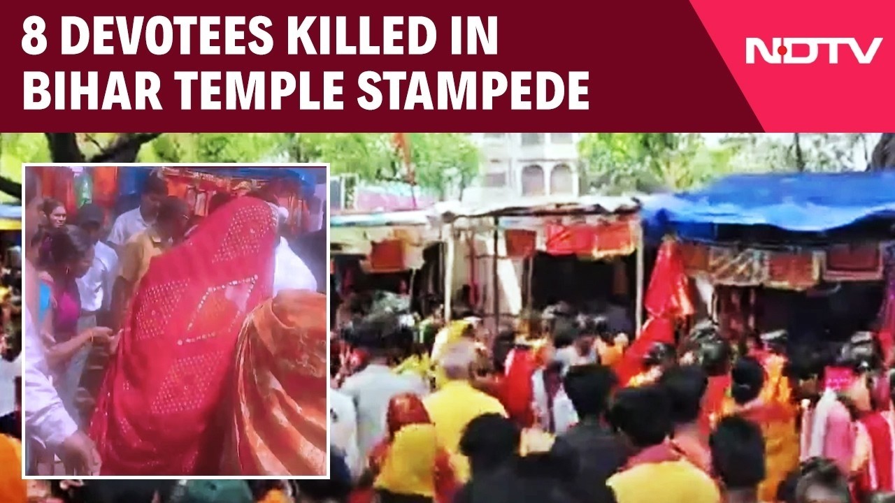 Bihar Stampede News LIVE | Bihar Temple Stampede | 8 Devotees Killed, Over A Dozen Injured