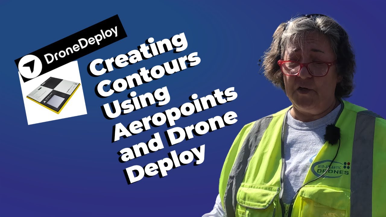 Drones: Creating Contours Using Aeropoints and Drone Deploy #djiphantom4proplus
