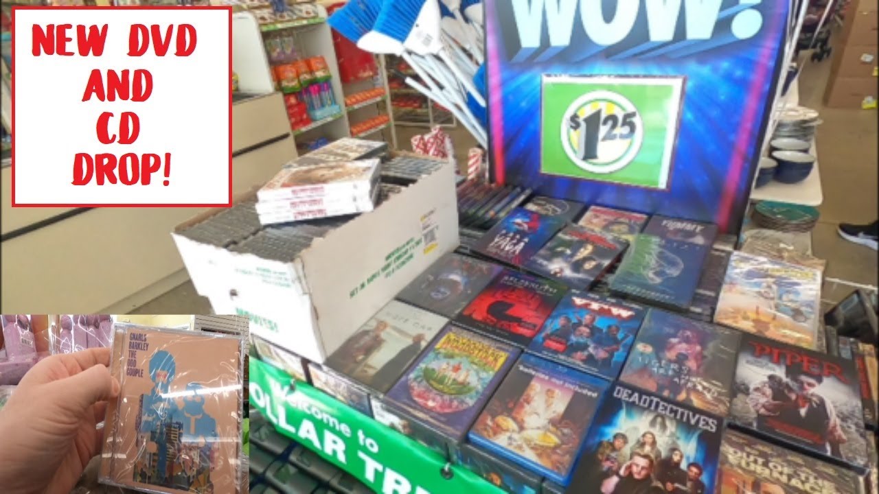 Dollar Tree DVD Blu-Ray CD Hunting January 2022 Drop Round 2