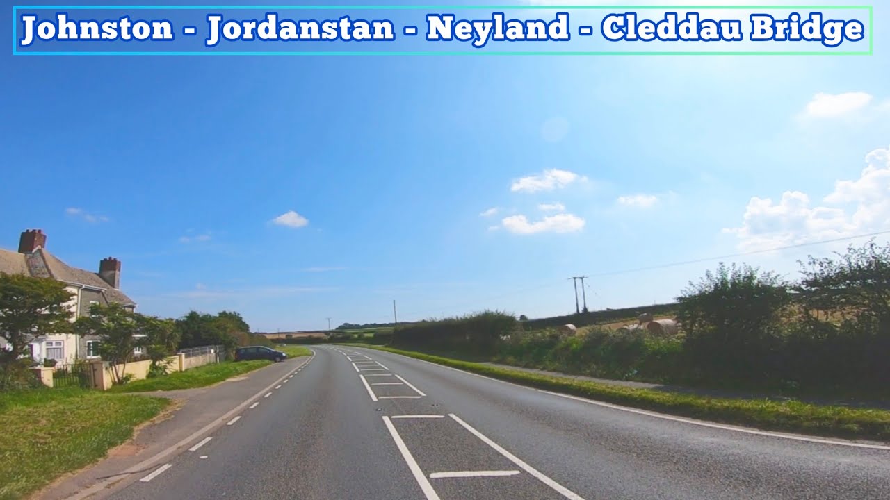 A drive with us production 03/09/23 Johnston -Jordanston  - Neyland - Cleddau Bridge Wales UK GoPro