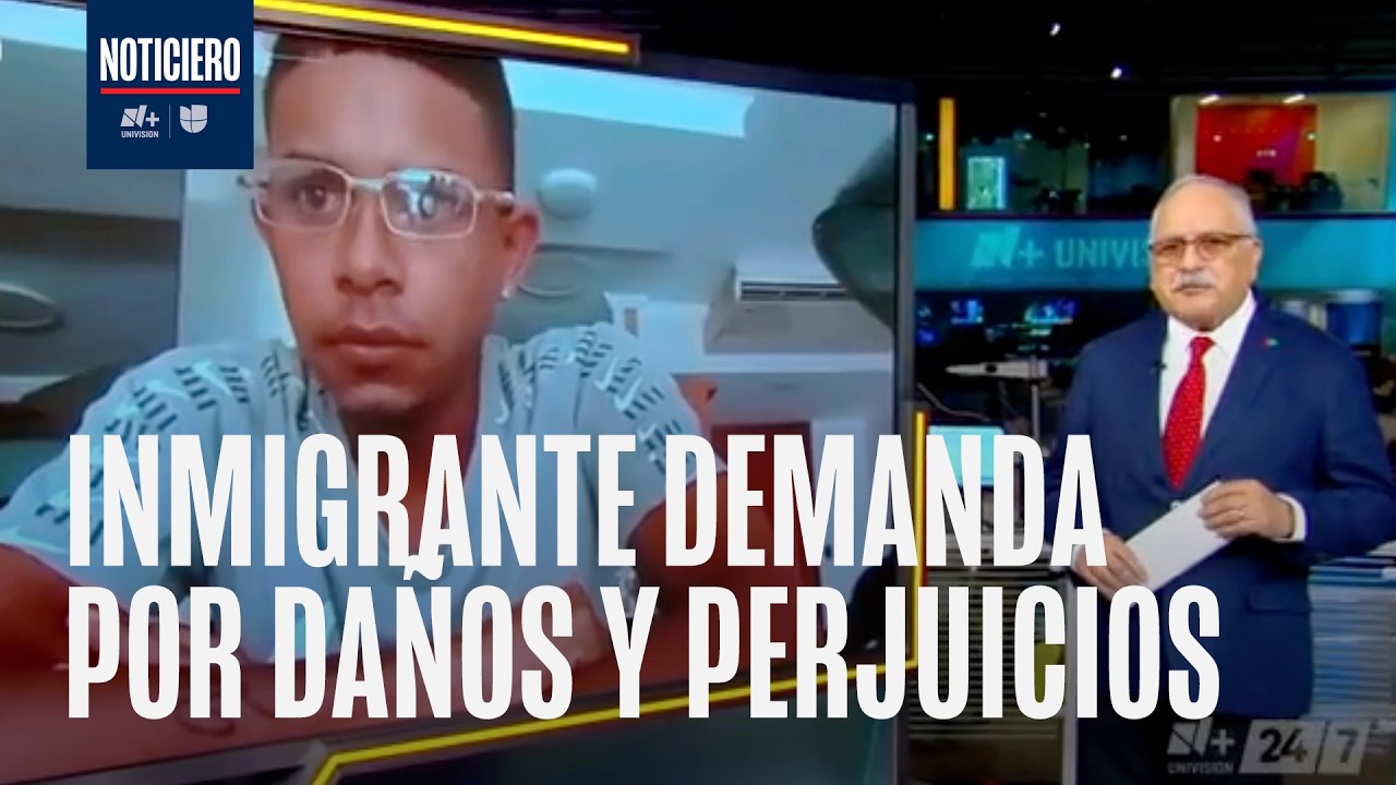 Venezolano demanda a gobierno de Trump por deportación ilegal al CECOT de El Salvador y malos tratos