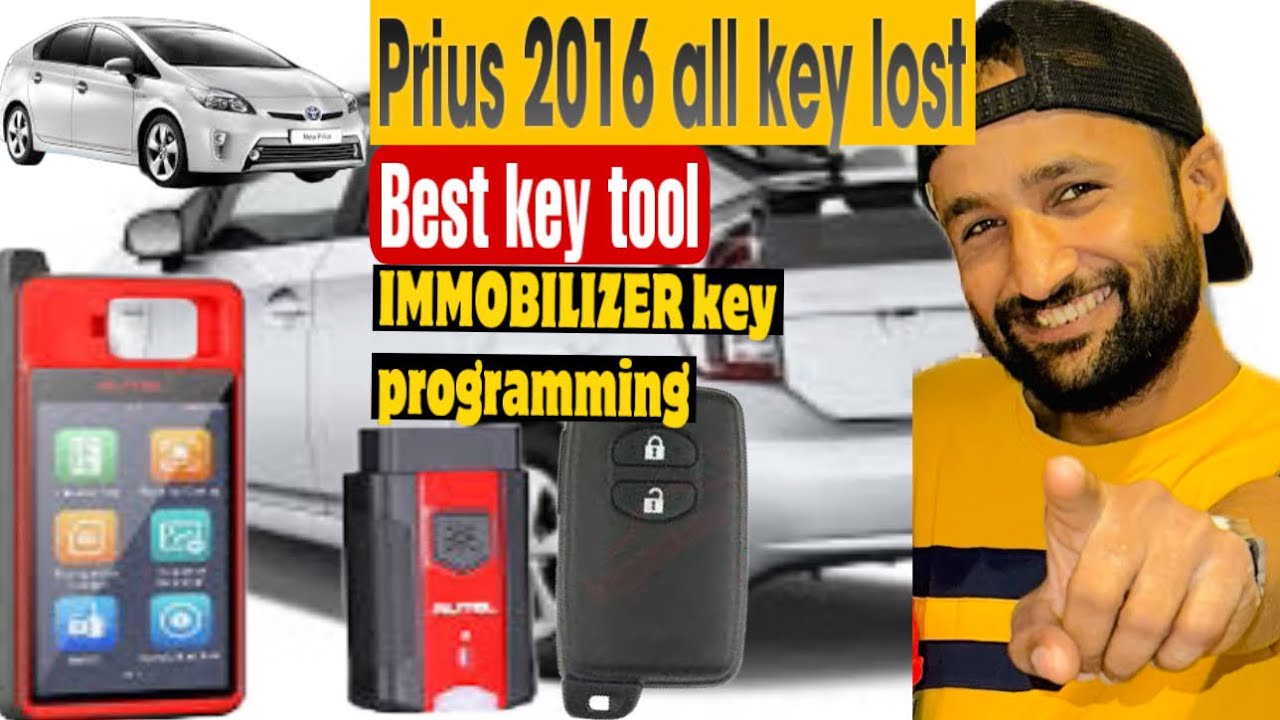 TOYOTA PRIUS all KEY LOST AUTEL KM100 IMMOBILIZER KEY vvdi mini key toll