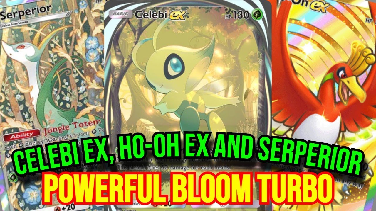 Celebi EX, Ho-oh EX and Serperior Deck Build! [Pokemon TCG Pokemon]