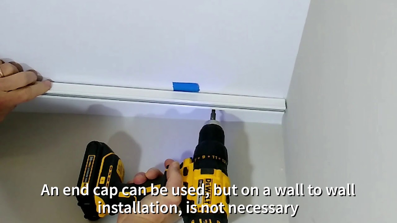 Kirsch 94004 or Forest CM ceiling track installation