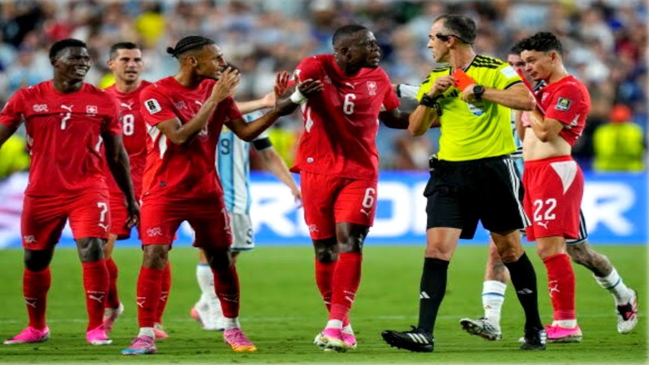 Breel Embolo Red Card vs Argentina! Shocking VAR Simulation Decision Stuns Switzerland | Highlights|