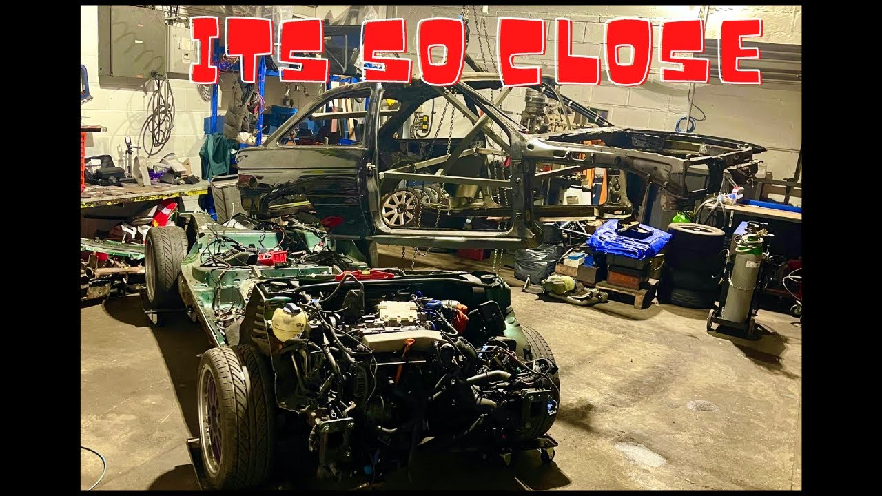 Test Fitting My FORD ESCORT Shell On My Audi S3 Chassis #project quattscort