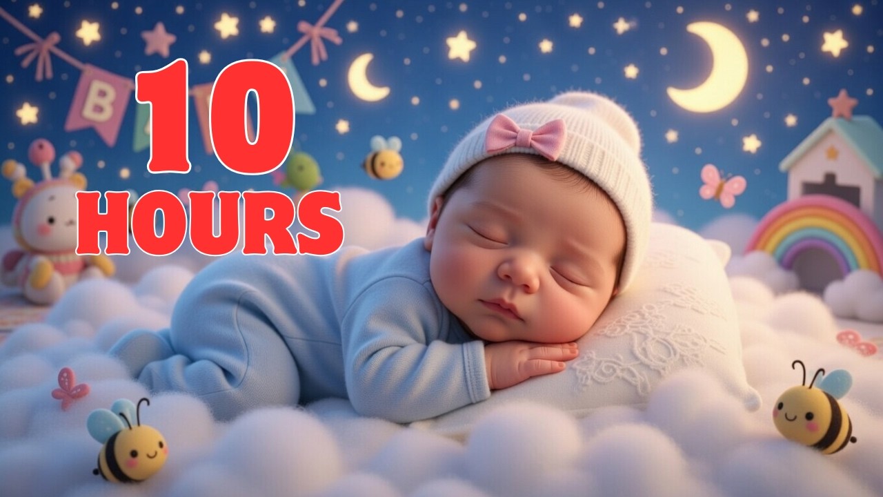 10 Hours Super Relaxing Baby Music - Bedtime Lullaby For Sweet Dreams - Sleep Music