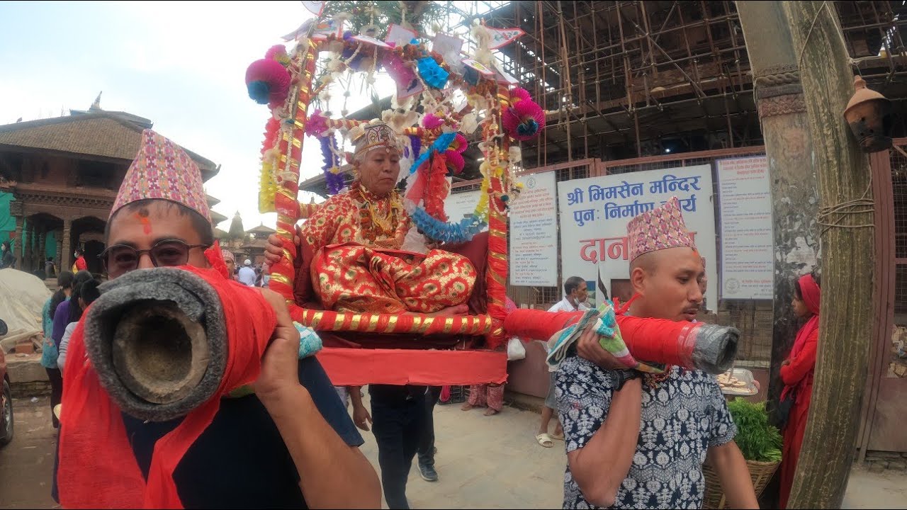 Meeting the Oldest Kumari in Patan, Kathmandu, Nepal