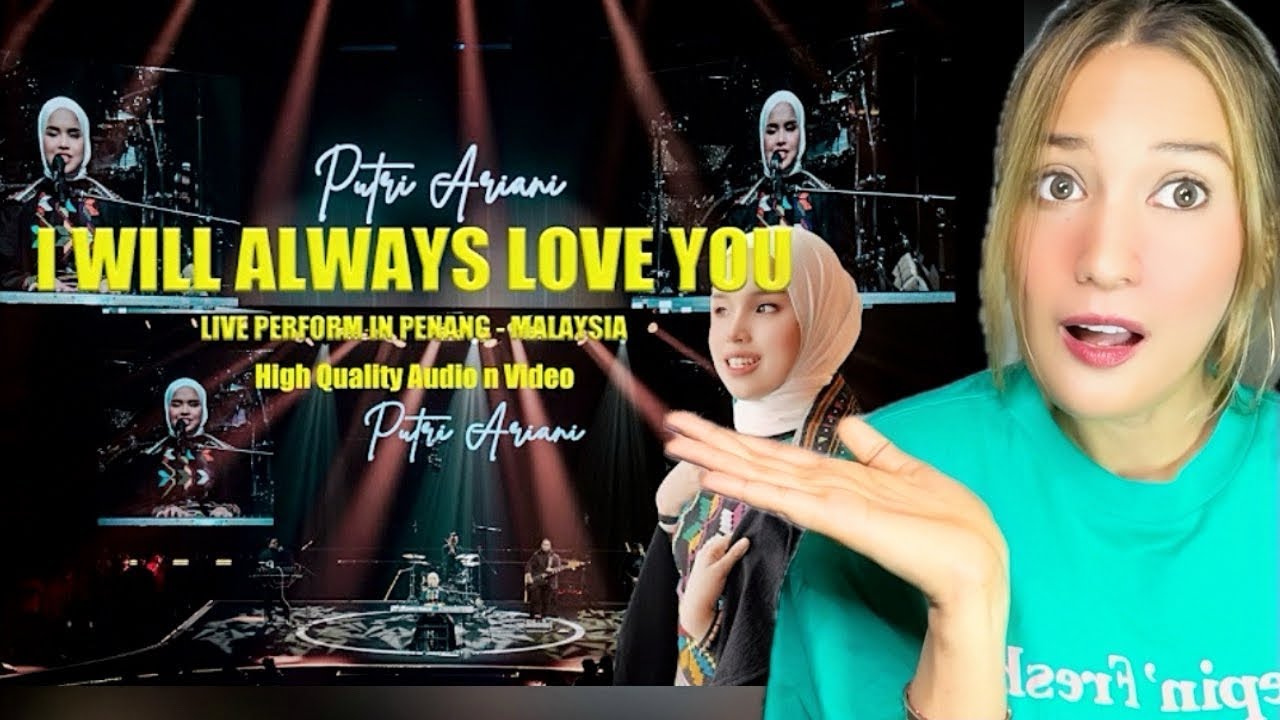 Reaction to Putri Ariani’s Live Performance of “I Will Always Love You” | Whitney Houston | Konser