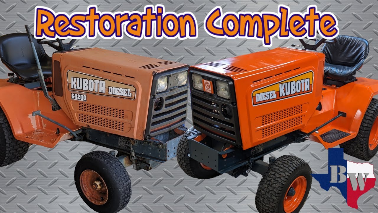 Restoration Complete! Kubota G4200 Restoration part 27